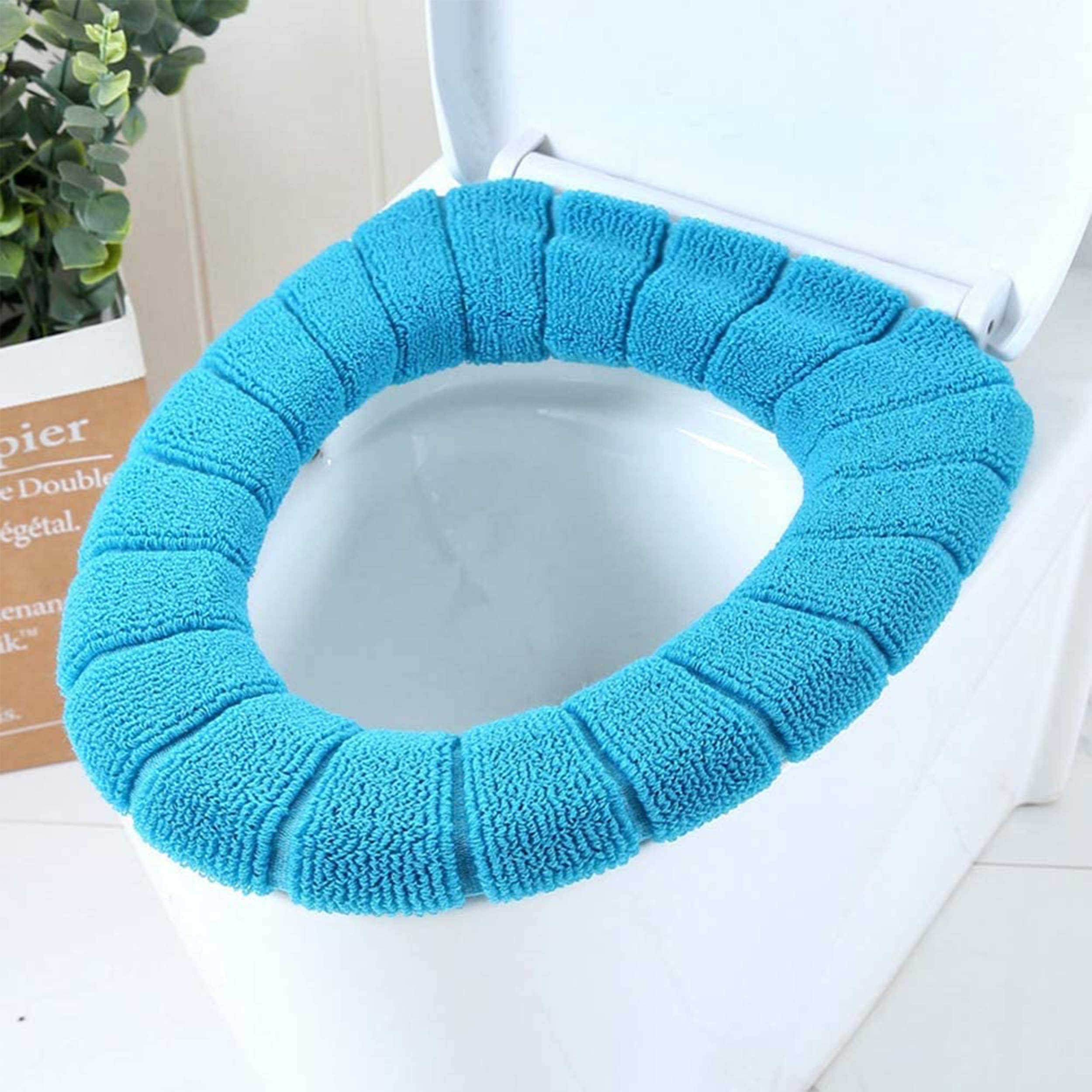 Washable Soft Fabric Toilet Seat Covers