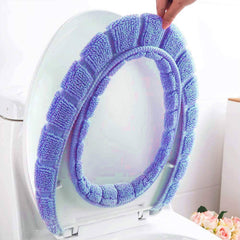 Washable Soft Fabric Toilet Seat Covers