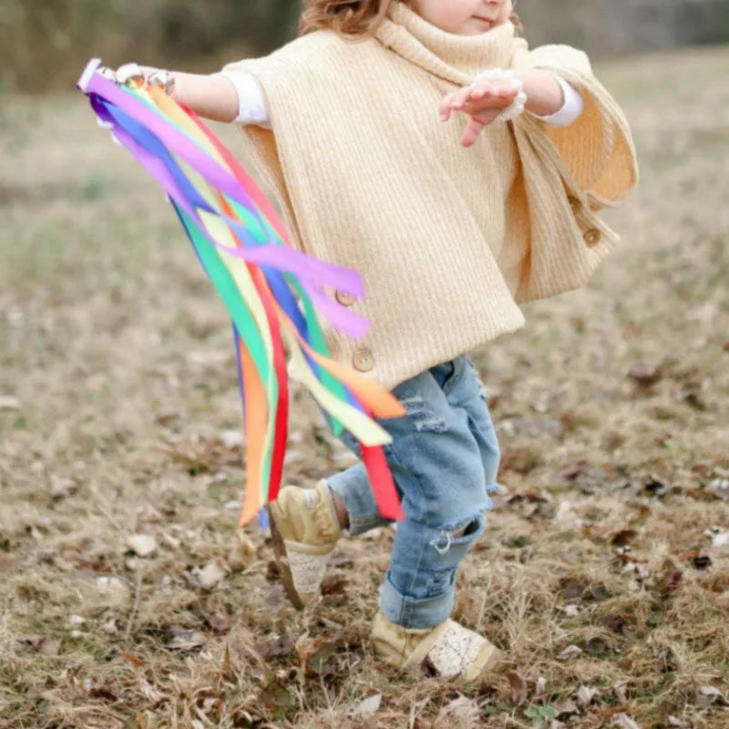 Sensory Toy Instruments Bells Ribbon Ring