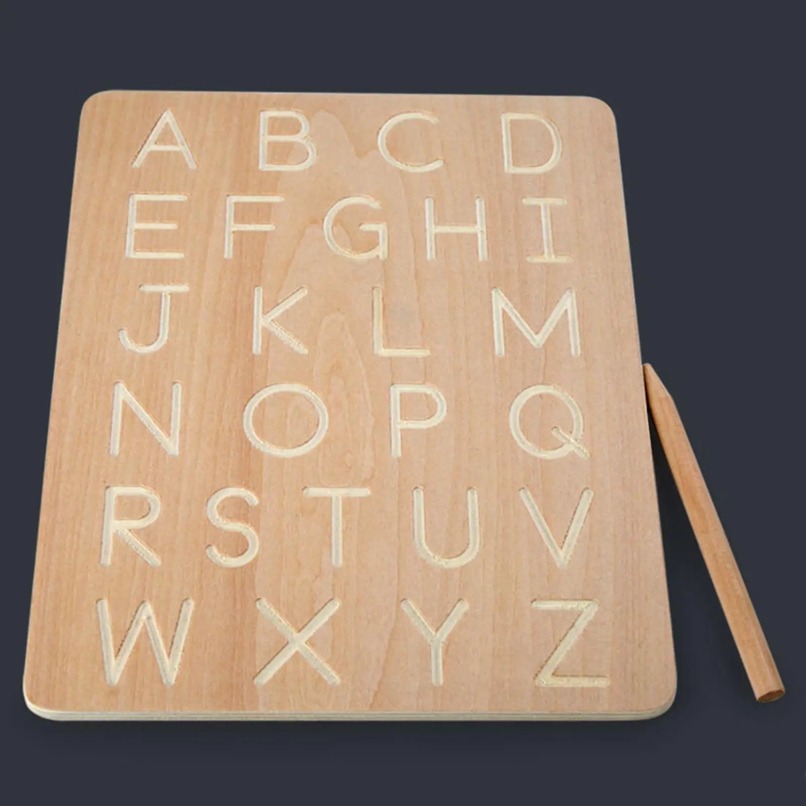 Wooden Tracing Alphabet Board