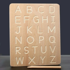 Wooden Tracing Alphabet Board