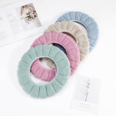 Washable Soft Fabric Toilet Seat Covers