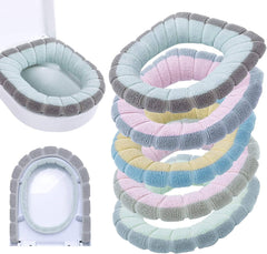 Washable Soft Fabric Toilet Seat Covers